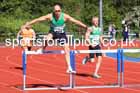 Hurdles, 2026 North Eastern Track and Field Champs, Shildon, County Durham. Photo: David T. Hewitson/Sports for All Pics